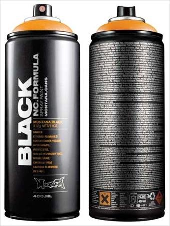  Montana Cans Black 2070 Clockwork Orange Pintura en Aerosol 400ml