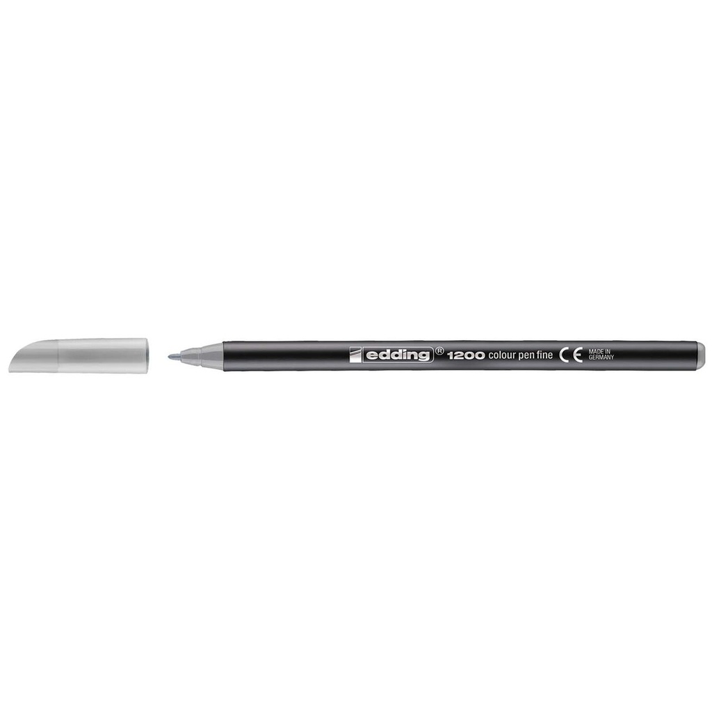 Eddin1200 Gris Pastel  Marcador Punta Fina 1mm 