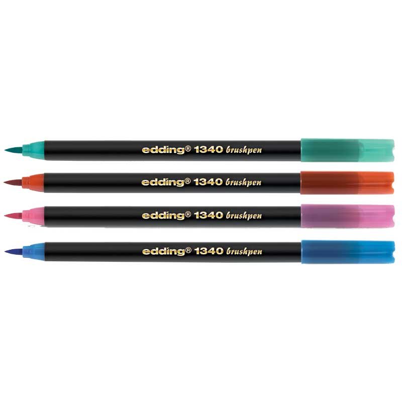  Edding 1340 Naranja Marcador Punta Pincel 1-3mm