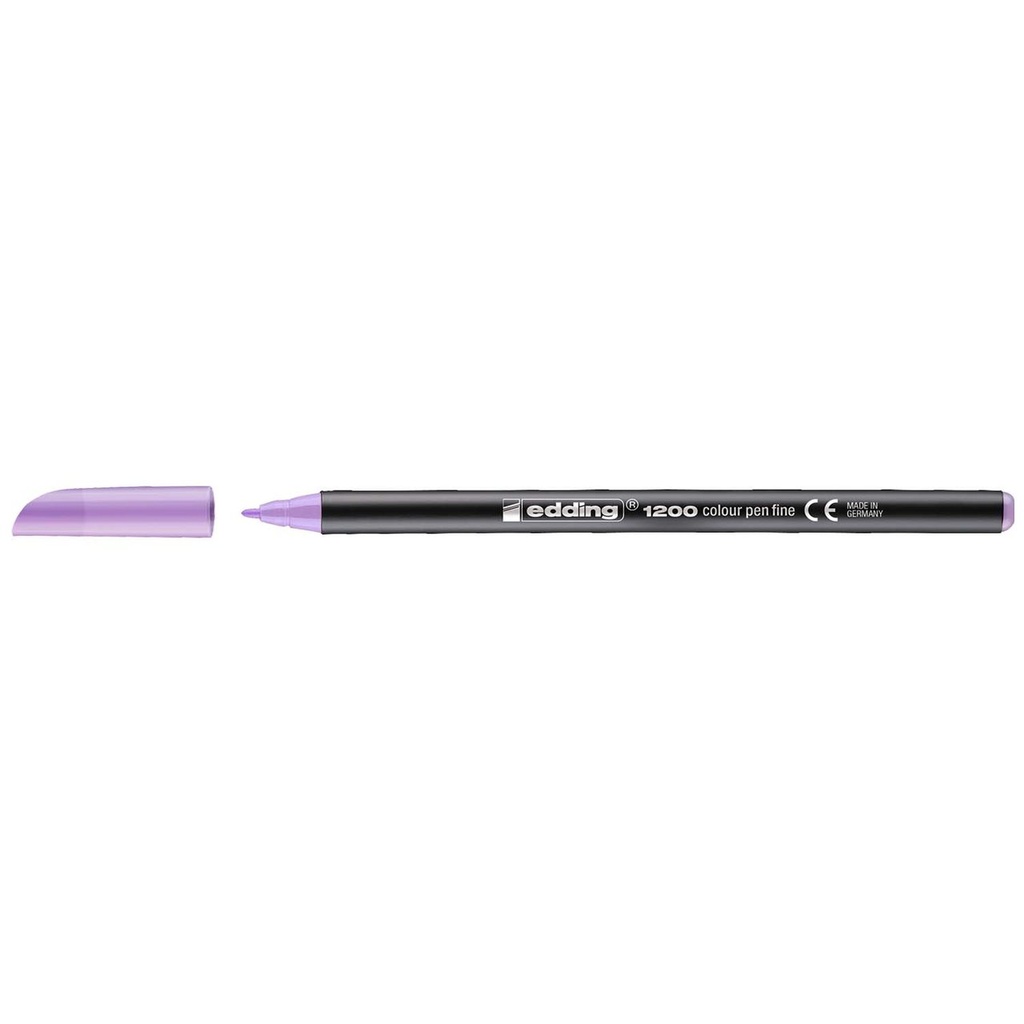 Eddin1200 Morado Pastel Marcador Punta Fina 1mm 