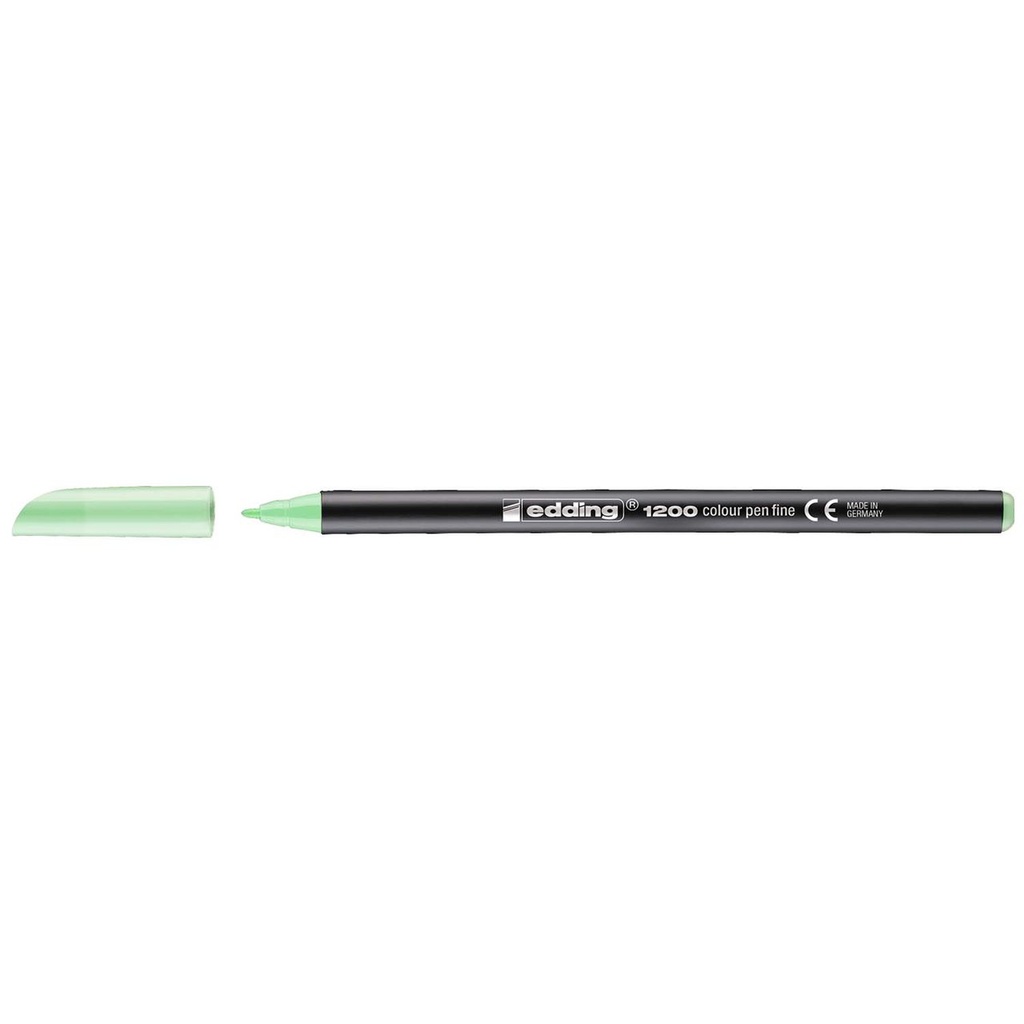 Eddin1200 Verde Pastel Marcador Punta Fina 1mm 