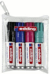 Edding Edding Mini Marker Negro
