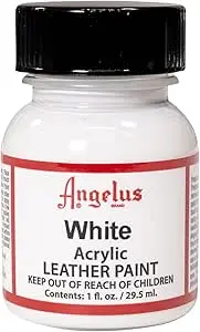  Angelus White Paint Pintura Acrilica 1 Oz.  