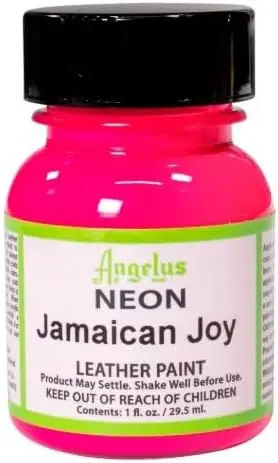  Angelus Neon Jamaican Joy Paint Pintura Acrilica 1 Oz.  