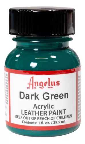  Angelus Dark Green Paint Pintura Acrilica 1 Oz.  