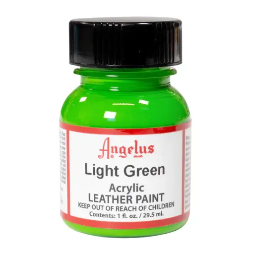  Angelus Light Green Paint Pintura Acrilica 1 Oz.  