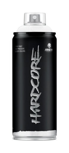 Hardcore 400ml white Blanco 9010