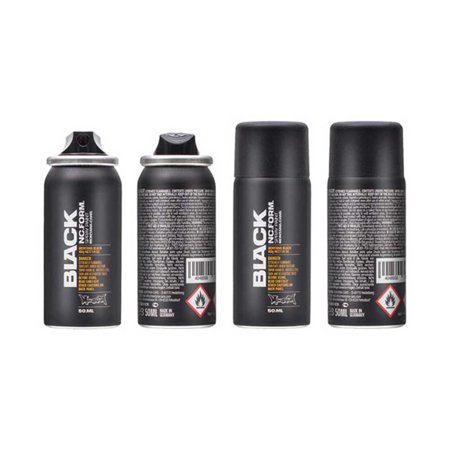 Montana Black Spray Paint - Black  50 Ml Can
